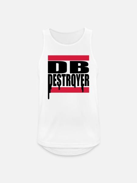 db_2f_2 - Männer Tank Top atmungsaktiv - Weiß
