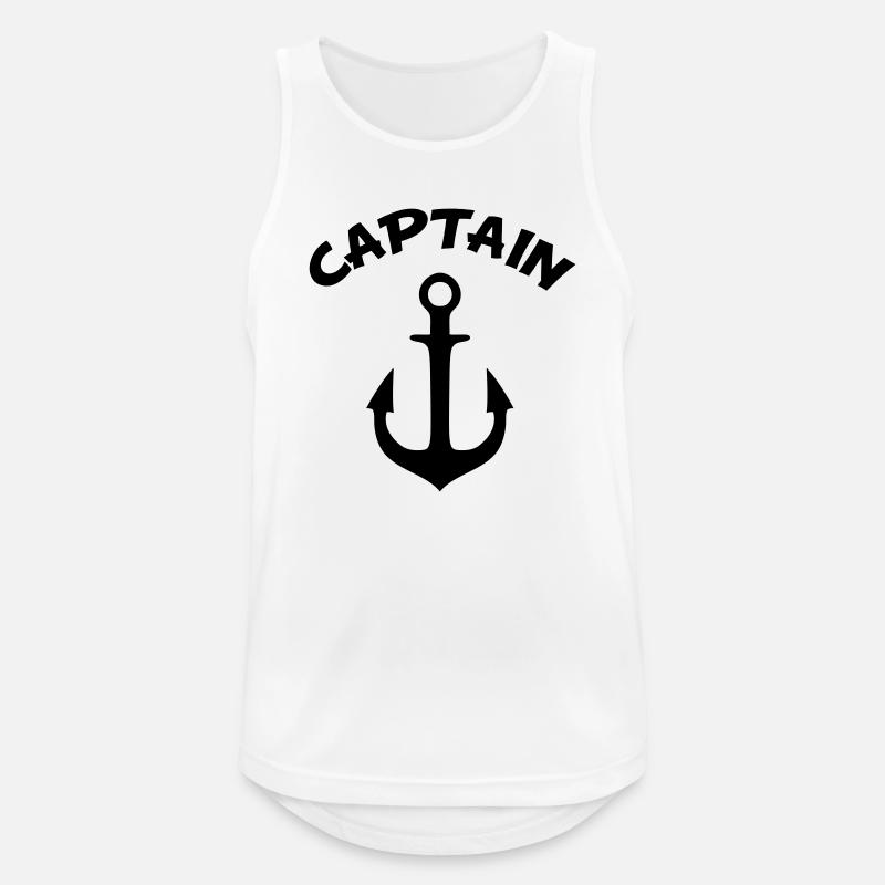 anker - Men's Breathable Tank Top - white