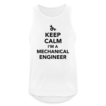 Mechanical engineer - Men's Breathable Tank Top - white - Front - Nick (188cm)