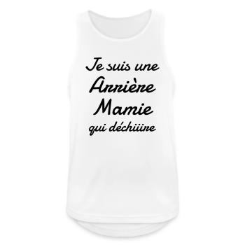 Großmütter / Oma / Mami / Großmutter / Mamy - Männer Tank Top atmungsaktiv - Weiß - Vorne - Nick (188cm)