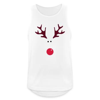 Rudolph - Men's Breathable Tank Top - white - Front - Nick (188cm)
