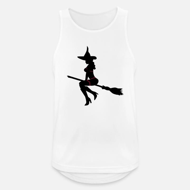 sexy witch - Men's Breathable Tank Top - white