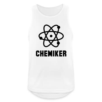 chemiker - Männer Tank Top atmungsaktiv - Weiß - Vorne - Nick (188cm)