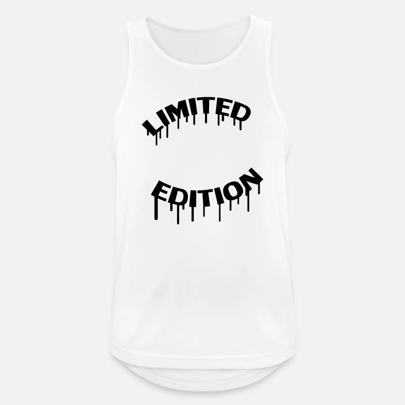 Limited Edition Graffiti - Männer Tank Top atmungsaktiv - Weiß