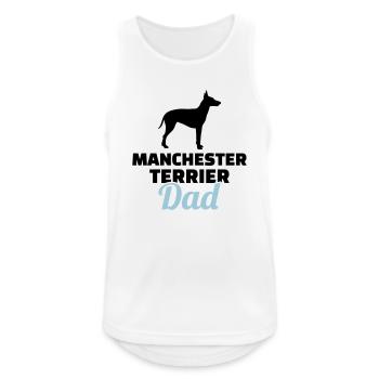 Manchester Terrier - Débardeur respirant Homme - blanc - Devant - Nick (188cm)