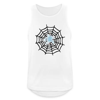 spider man toile d'Araignée - Débardeur respirant Homme - blanc - Devant - Nick (188cm)