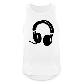 Casque - Débardeur respirant Homme - blanc - Devant - Nick (188cm)