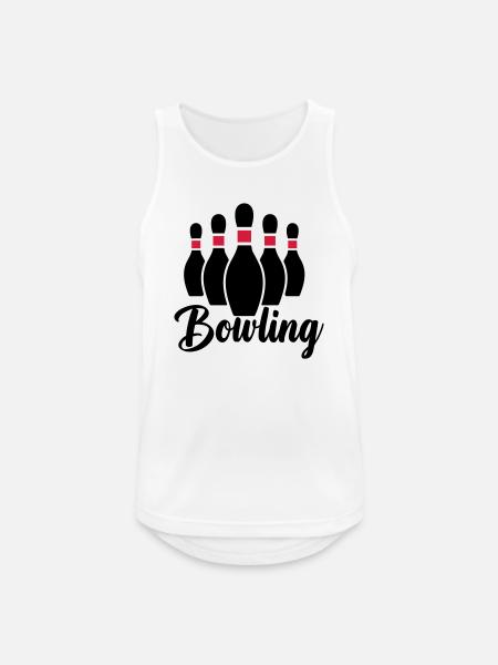 bowling - Men's Breathable Tank Top - white