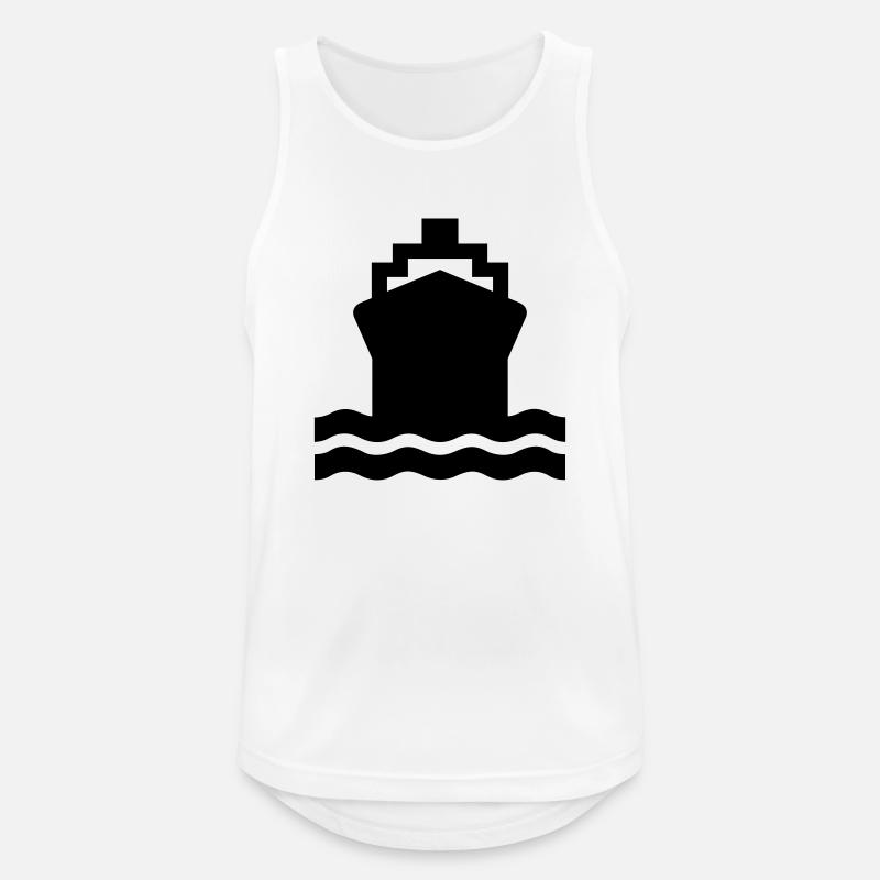 ship,container ship,tank ship,shipowner,panamax, - Men's Breathable Tank Top - white