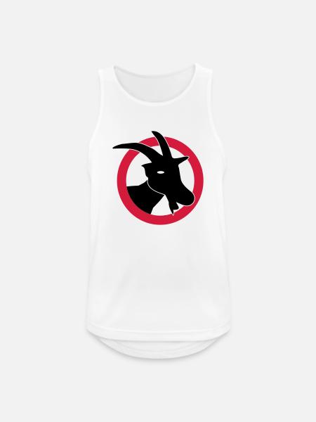 Attention goats - Men's Breathable Tank Top - white