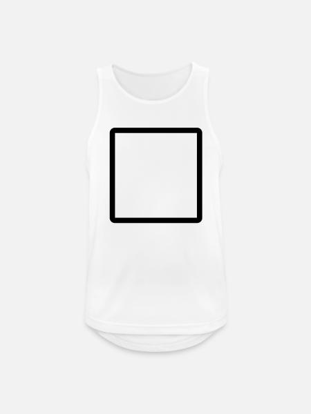 Kasten - Männer Tank Top atmungsaktiv - Weiß