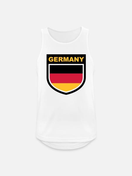 germany_emblem - Débardeur respirant Homme - blanc