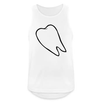 Lost Molar Comic - Men's Breathable Tank Top - white - Front - Nick (188cm)