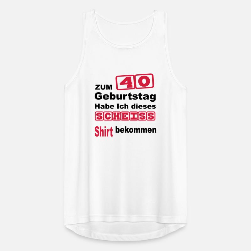 geburtstag 40 Männer Tank Top atmungsaktiv