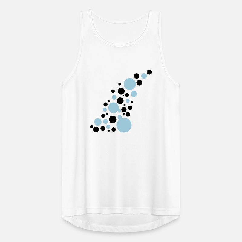 Points de Circle pattern design Débardeur respirant Homme