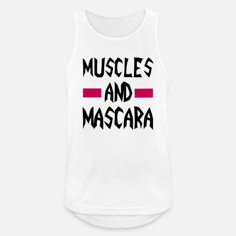 Muscles - Men's Breathable Tank Top - white