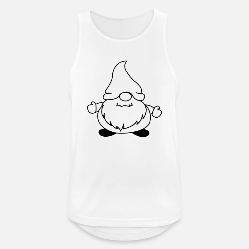 weihnachtsmann_comic_01 - Männer Tank Top atmungsaktiv - Weiß