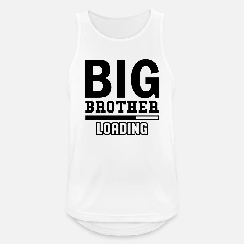 Big Brother Loading - Männer Tank Top atmungsaktiv - Weiß