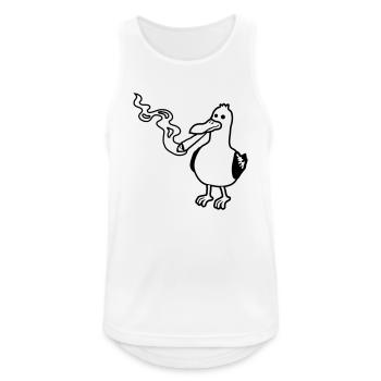 Joint smoking stoner seagull - Men's Breathable Tank Top - white - Front - Nick (188cm)
