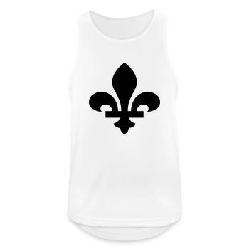 lys - Débardeur respirant Homme - blanc - Devant - Nick (188cm)