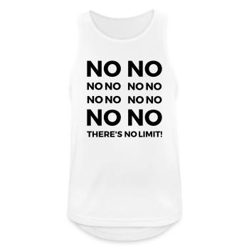 NO LIMIT - Männer Tank Top atmungsaktiv - Weiß - Vorne - Nick (188cm)