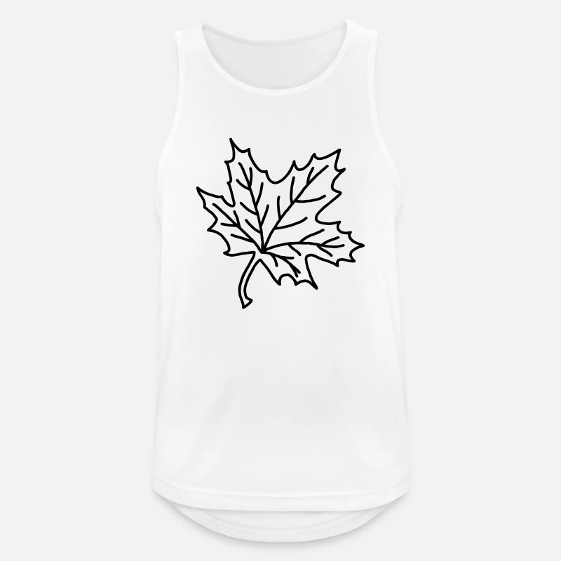 Maple Leaf - tree - Men's Breathable Tank Top - white