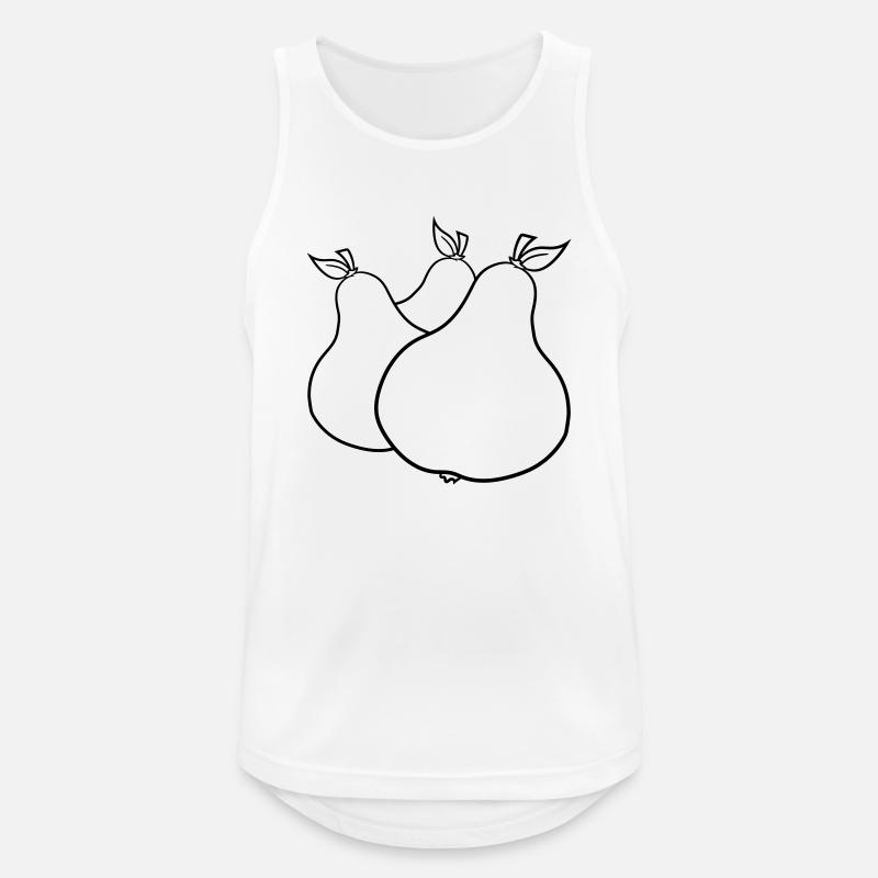 3 pears many group - Men's Breathable Tank Top - white