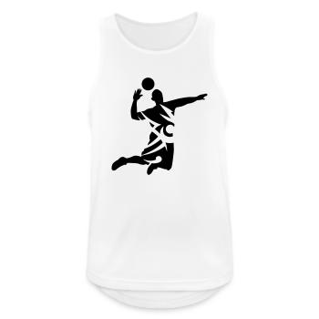 volley-ball - Débardeur respirant Homme - blanc - Devant - Nick (188cm)