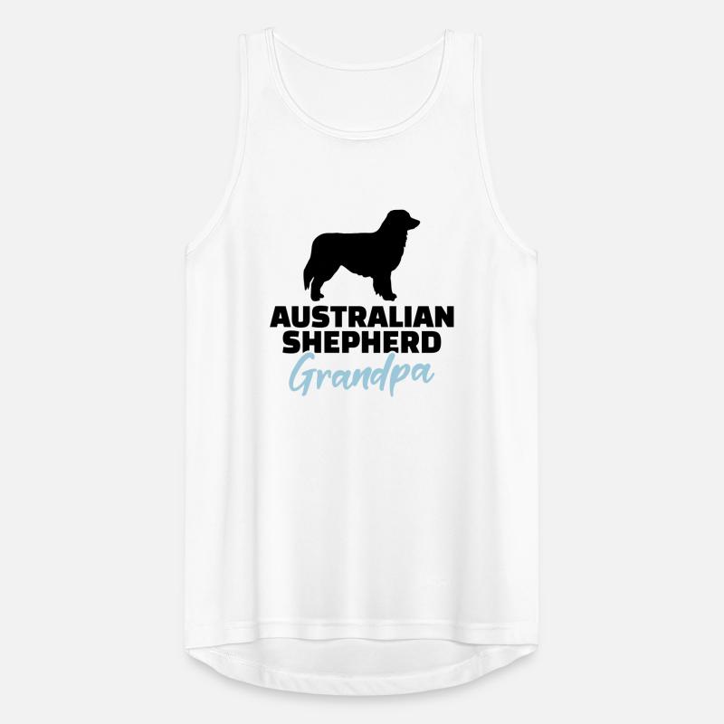 Australian Shepherd Männer Tank Top atmungsaktiv