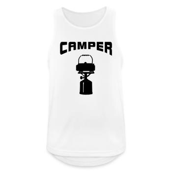 Cuisinière à gaz Camping Camping Tentes Camping Camping - Débardeur respirant Homme - blanc - Devant - Nick (188cm)