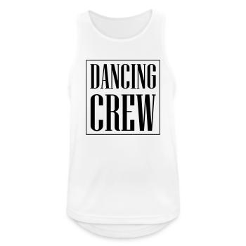 Dancing Crew - Männer Tank Top atmungsaktiv - Weiß - Vorne - Nick (188cm)