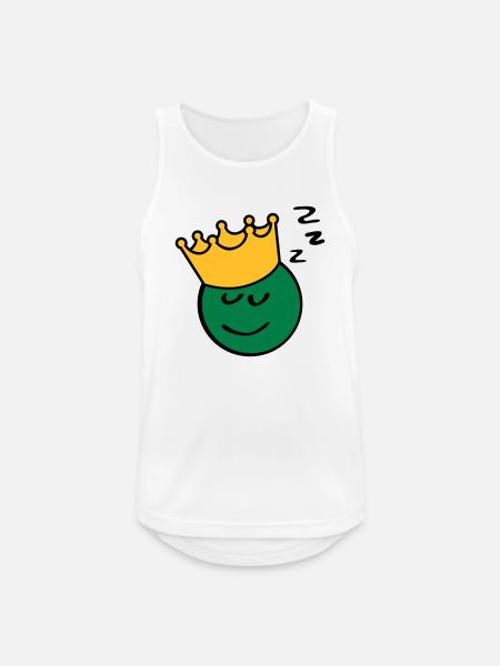 Peas king sleep - Men's Breathable Tank Top - white