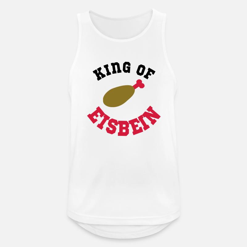 kochen - Männer Tank Top atmungsaktiv - Weiß