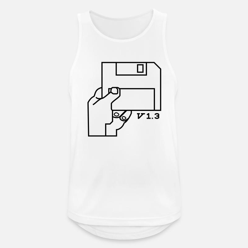 Amiga Workbench Disk - Men's Breathable Tank Top - white