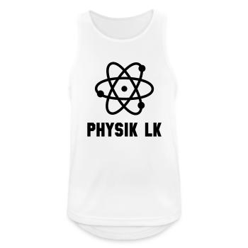 physik lk - Männer Tank Top atmungsaktiv - Weiß - Vorne - Nick (188cm)