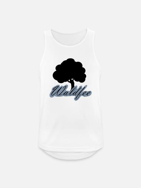 Waldfee wald fee baum 2c - Männer Tank Top atmungsaktiv - Weiß