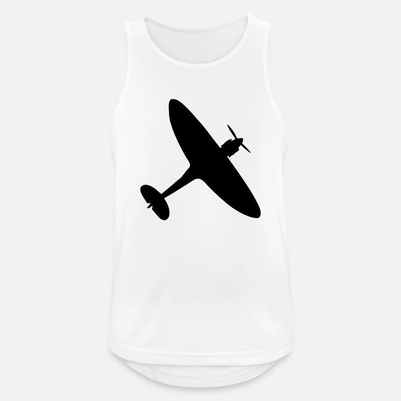 Spitfire - Men's Breathable Tank Top - white