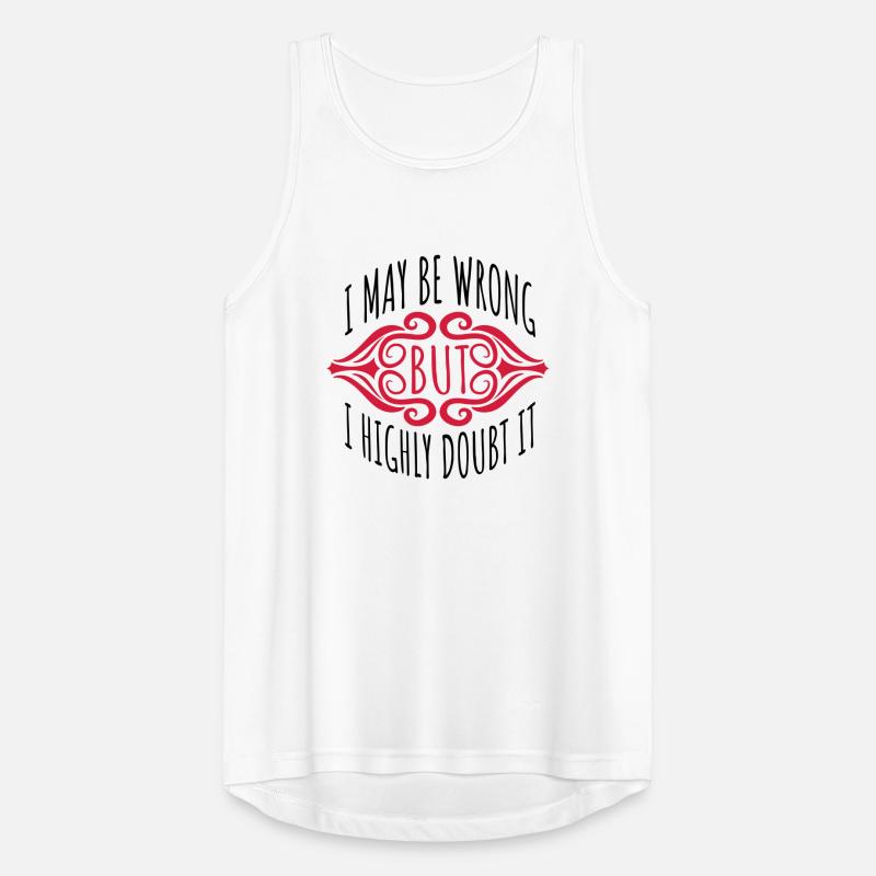 I may be wrong Männer Tank Top atmungsaktiv