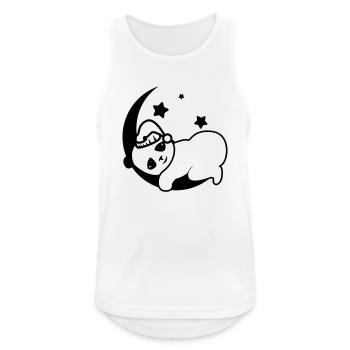 joli panda mingion qui dors - Débardeur respirant Homme - blanc - Devant - Nick (188cm)