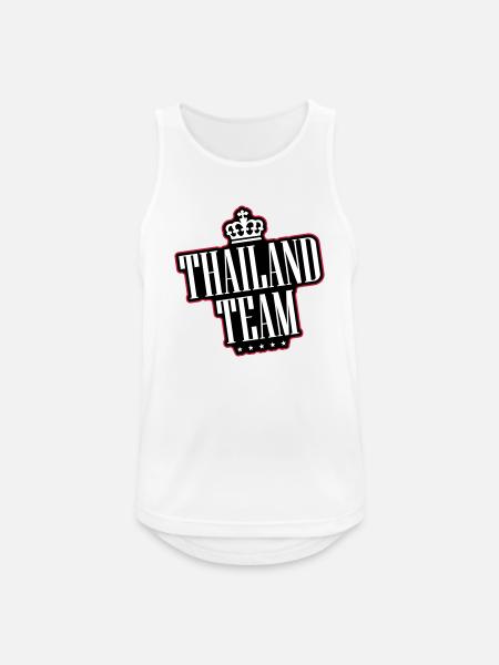 Thailand Team - Men's Breathable Tank Top - white