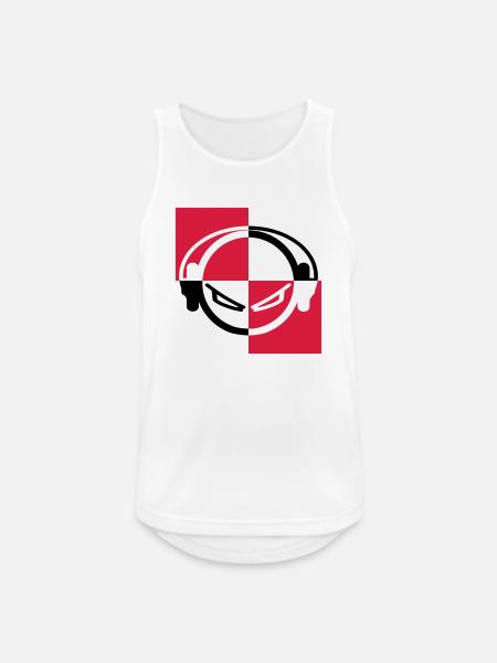 DJ - Men's Breathable Tank Top - white