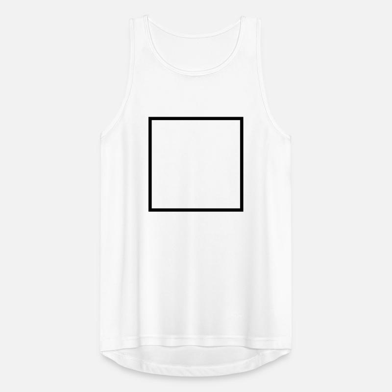 / Frame frames / / square / / rectangle / text Men's Breathable Tank Top