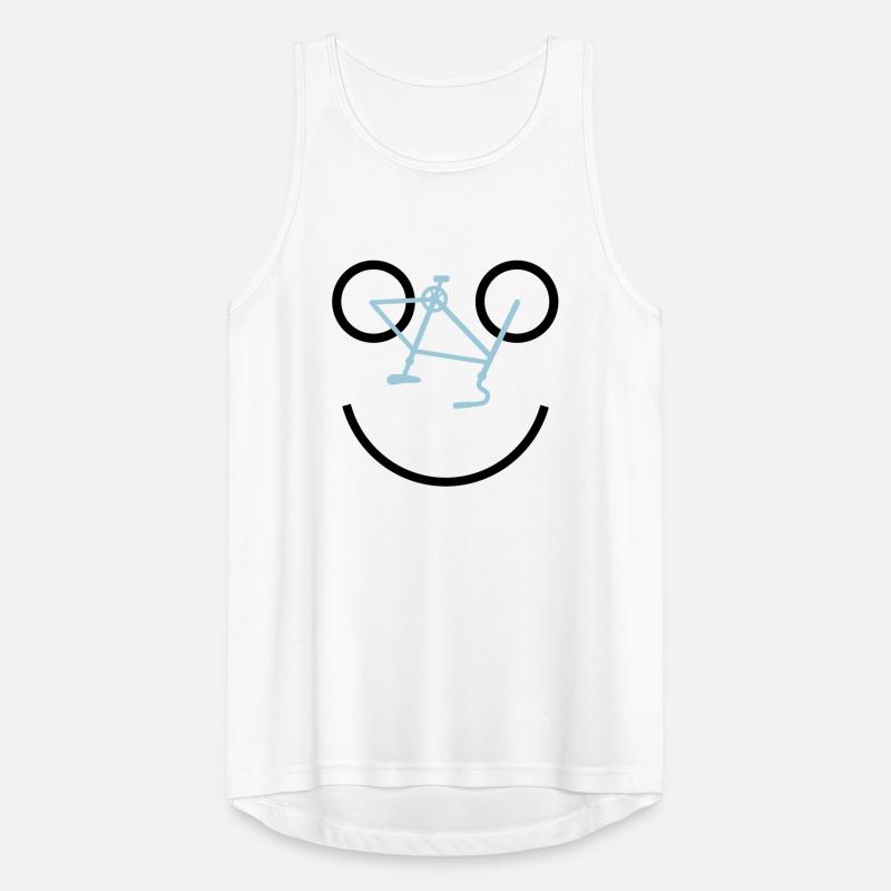 bicycle smiley Männer Tank Top atmungsaktiv