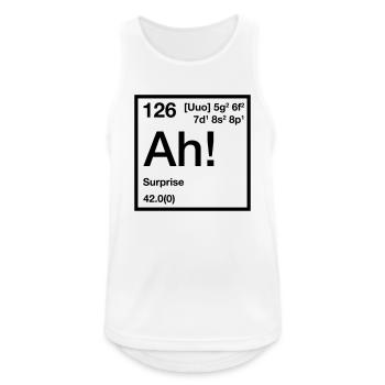 The Element of Surprise - Men's Breathable Tank Top - white - Front - Nick (188cm)