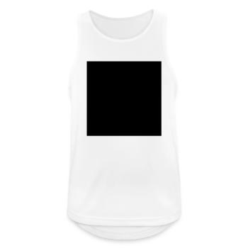 Square square box corners corner geometry - Men's Breathable Tank Top - white - Front - Nick (188cm)