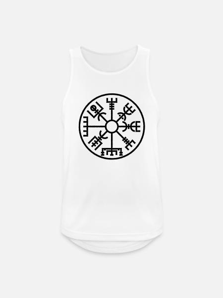 Vegvisir - Men's Breathable Tank Top - white