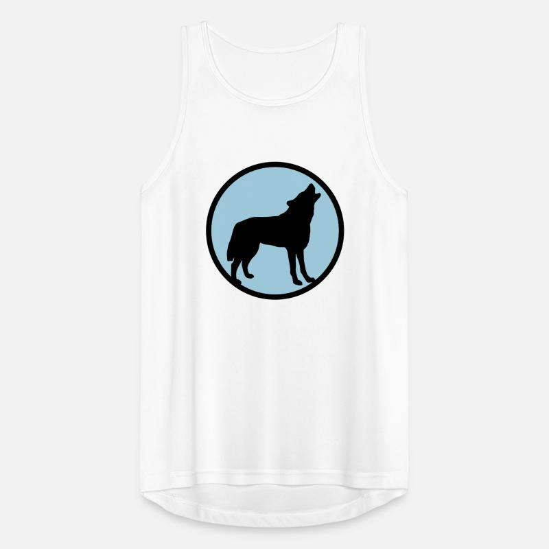 wolf_092011_d_2c Men's Breathable Tank Top