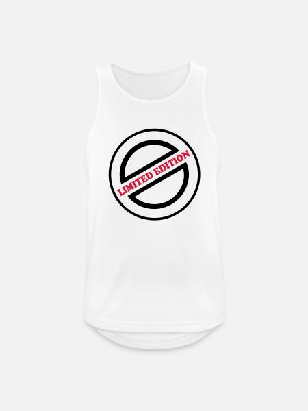 Limited Edition - Men's Breathable Tank Top - white