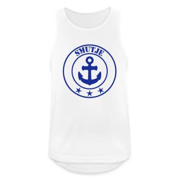 Anchor sailing ship's cook - Men's Breathable Tank Top - white - Front - Nick (188cm)