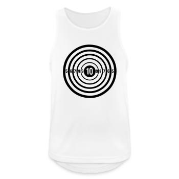 target target number 2106 - Men's Breathable Tank Top - white - Front - Nick (188cm)